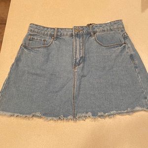 forever 21 jean skirt